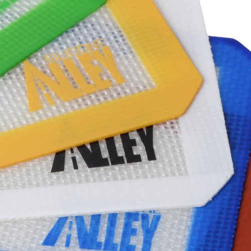 Silicone Alley, 4 Non-stick Silicone Mat Pad, Small Rectangle 5 X 4 Inch,  Assorted Colors - Silicone Alley