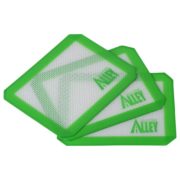 Silicone Alley, 3 Non-stick Silicone Mat Pad, Small Rectangle 5 X 4 Inch, Green